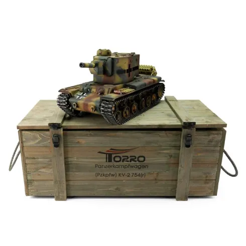 Torro 1/16 RC KV-2 754(r) Camouflage BB Smoke – Torro Pro-Edition