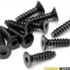 TP. FLAT HEAD SCREW M4x15mm HEX SOCKET 10pcs – HPI94631