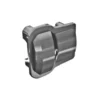 Traxxas Axle cover, 6061-T6 aluminum (dark titanium-anodized) (2)/ 1.6x12mm BCS (with threadlock) (8) –TRX9787-GRAY