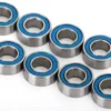 Traxxas Ball bearings blue rubber sealed (4x8x3mm) (8) – TRX7019R
