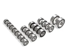 Traxxas Ball bearing set, black rubber sealed, complete (3x6x2.5mm (8), 5x8x2.5mm (4), 4x8x3mm (4), 8x12x3.5mm (2), 3.5x7x2.5mm (4)) – TRX9745X
