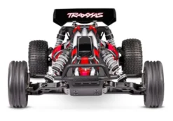 Traxxas BANDIT 1/10 2WD Brushed HD Red X Ready-to-Run met batterij en USB-C lader