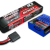 Traxxas Battery/charger completer pack (includes #2985 charger (1), TRX2872X 5000mAh 11.1V 3-cell 25C LiPo iD® Battery (1)) – TRX2985-3S