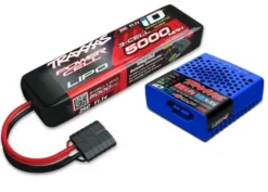 Traxxas Battery/charger completer pack (includes #2985 charger (1), TRX2872X 5000mAh 11.1V 3-cell 25C LiPo iD® Battery (1)) – TRX2985-3S