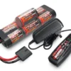 Traxxas Battery/charger completer pack (includes TRX2969 2-amp NiMH peak detecting AC charger (1), TRX2926X 3000mAh 8.4V 7-cell NiMH battery (1)) – TRX2984