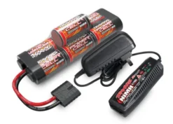 Traxxas Battery/charger completer pack (includes TRX2969 2-amp NiMH peak detecting AC charger (1), TRX2926X 3000mAh 8.4V 7-cell NiMH battery (1)) – TRX2984