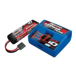 TRAXXAS Battery/charger completer pack (includes #2970 iD charger (1), #2872X 5000mAh 11.1V 3-cell 25C LiPo iD Battery (1)) – TRX2970G-3S