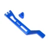 Traxxas Battery hold-down, hold-down post (blue-anodized 6061-T6 aluminum)/ 3x15mm BCS (with threadlock) (1) – TRX10726-BLUE
