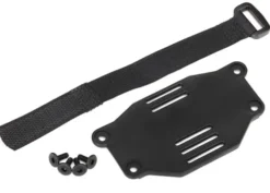 Traxxas Battery plate/ battery strap/ 3×8 flathead screws (4) (requires TRX8072 inner fenders) – TRX8223