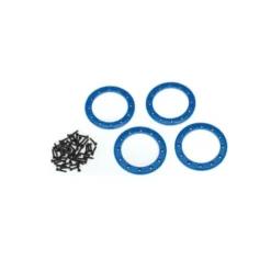 TRAXXAS Beadlock rings blue (2.2) (aluminum) (4)/ 2×10 CS (48) – TRX8168X