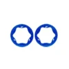 TRAXXAS Beadlock rings, front, blue (3.5″) (2) – TRX10976-BLUE