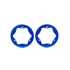 TRAXXAS Beadlock rings, front, blue (3.5″) (2) – TRX10976-BLUE