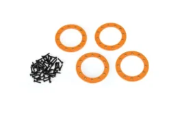 Traxxas Beadlock rings, orange (1.9″) (aluminum) (4)/ 2×10 CS (48) – TRX8169A