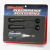 Traxxas Big Bore shocks (XX-long) (hard-anodized & PTFE-coated T6 aluminum) (assembled with TiN shafts) w/o springs (rear) (2) – TRX2662