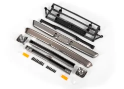 Traxxas Body accessories, Chevrolet C10, satin black chrome (includes grille (upper & lower), headlight housings (left & right), bumpers (front & rear), mounting retainers and hardware) – TRX9415A