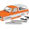 Traxxas Body, Chevrolet Blazer (1979), complete (orange) (includes grille, side mirrors, door handles, windshield wipers, front & rear bumpers, decals) – TRX8130X