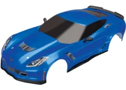 Traxxas Body, Chevrolet Corvette Z06, blue (painted, decals applied) – TRX8386X