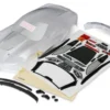 Traxxas Body, Chevrolet Corvette Z06 (clear, requires painting)/ decal sheet – TRX8386