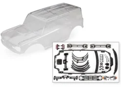 Traxxas Body, Ford Bronco (2021) (clear, requires painting)/ decals/ window masks – TRX9211
