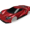 Traxxas Body Ford GT red painted decals applied – TRX8311R