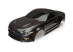 Traxxas Body, Ford Mustang, black (painted, decals applied) –TRX8312X