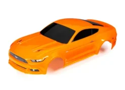 Traxxas Body, Ford Mustang, orange (painted, decals applied) – TRX8312T