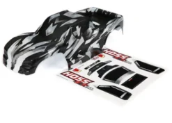 Traxxas Body, Hoss 4X4, ProGraphix (Graphics are printed, requires paint & final color application)/ window, grille, lights decal sheet – TRX9011X