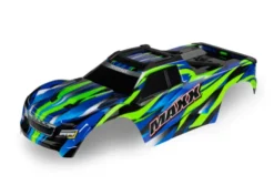 Traxxas Body, Maxx, green (painted, decals applied) (fits Maxx with extended chassis (352mm wheelbase)) – TRX8918G