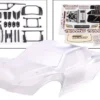 Traxxas Body, Maxx Slash (clear, requires painting)/ window masks/ decal sheet (includes body support, body plastics, latches, & hardware for clipless mounting) – TRX10211