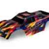 Traxxas Body, Maxx, yellow (painted, decals applied) (fits Maxx with extended chassis (352mm wheelbase)) – TRX8918P