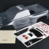 Traxxas Body, Revo 3.3 (clear, requires painting)/ window, lights, grille decal sheet – TRX5387
