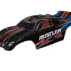 Traxxas Body, Rustler VXL, orange (painted, decals applied) – TRX3720T