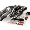 Traxxas Body, Rustler VXL, ProGraphix (graphics are printed, requires paint & final color application)/ decal sheet – TRX3726L