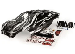 Traxxas Body, Rustler VXL, ProGraphix (graphics are printed, requires paint & final color application)/ decal sheet – TRX3726L