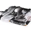 Traxxas Body, Slash 2WD, ProGraphix (also fits Slash VXL & Slash 4X4) (graphics are printed, requires paint & final color application)/ decal sheet – TRX5855