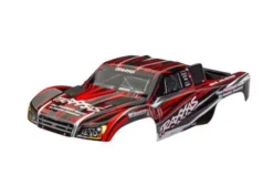 Traxxas Body, Slash 4X4 (also fits Slash VXL & Slash 2WD) Red (painted, decals applied) (clipless mounting) – TRX6910-RED