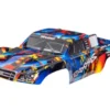 Traxxas Body, Slash 4X4 (also fits Slash VXL & Slash 2WD), Rock n’ Roll (painted, decals applied) (assembled with front & rear latches for clipless mounting) –TRX5848-RNR
