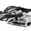 Traxxas Body, Slash 4X4, ProGraphix (graphics are printed, requires paint & final color application)/ decal sheet – TRX6928L