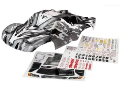 Traxxas Body, Slash 4X4, ProGraphix (Graphics are printed, requires paint & final color application)/ decal sheet – TRX5812
