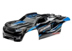 Traxxas Body, Sledge, blue/ window, grille, lights decal sheet (assembled with front & rear body mounts and rear body support for clipless mounting) – TRX9511A