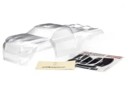 Traxxas Body, Sledge (clear, requires painting)/window, grille, lights decal sheet – TRX9511