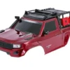 Traxxas Body, TRX-4 Sport, complete, red (painted, decals applied) (includes grille, side mirrors, door handles, windshield wipers, expedition rack, & clipless mounting) (requires #8080X inner fenders) – TRX8213-RED