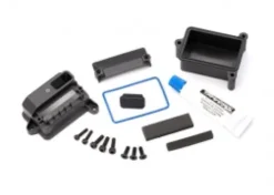 Traxxas Box, receiver (sealed)/ wire cover/ foam pads/ silicone grease/ 2.5×10 CS (2)/ 3×15 CCS (3) – TRX8924
