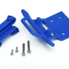 Traxxas Bumper, front / bumper mount, front / 4x23mm RM (2)/ 3x10mm RST (2) (blue) – TRX3621X