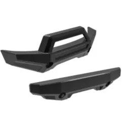 Traxxas Bumper, front (1)/ rear (1) (black) – TRX10735-BLK