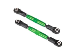 Traxxas Camber links, front (TUBES green-anodized, 7075-T6 aluminum, stronger than titanium) (83mm) (2)/ rod ends, rear (4)/ rod ends, front (4)/ aluminum wrench (1) – TRX3643G