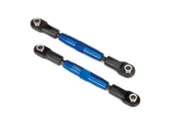 Traxxas Camber links, front (TUBES blue-anodized, 7075-T6 aluminum, stronger than titanium) (83mm) (2)/ rod ends, rear (4)/ rod ends, front (4)/ aluminum wrench (1) – TRX3643X