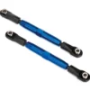 Traxxas Camber links, rear (TUBES blue-anodized, 7075-T6 aluminum, stronger than titanium) (73mm) (2)/ rod ends, rear (4)/ rod ends, front (4)/ aluminum wrench (1) – TRX3644X
