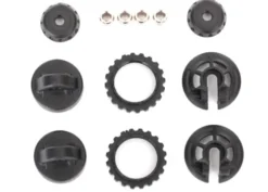 Traxxas Caps & spring retainers, GTR shock (upper cap (2)/ hollow balls (4)/ bottom cap (2)/ upper retainer (2)/ lower retainer (2)) – TRX7468X