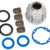 Traxxas Carrier, differential, aluminum (front or center)/ x-ring gaskets (2), ring gear gasket/ 14.5×20 TW (2) – TRX8581X